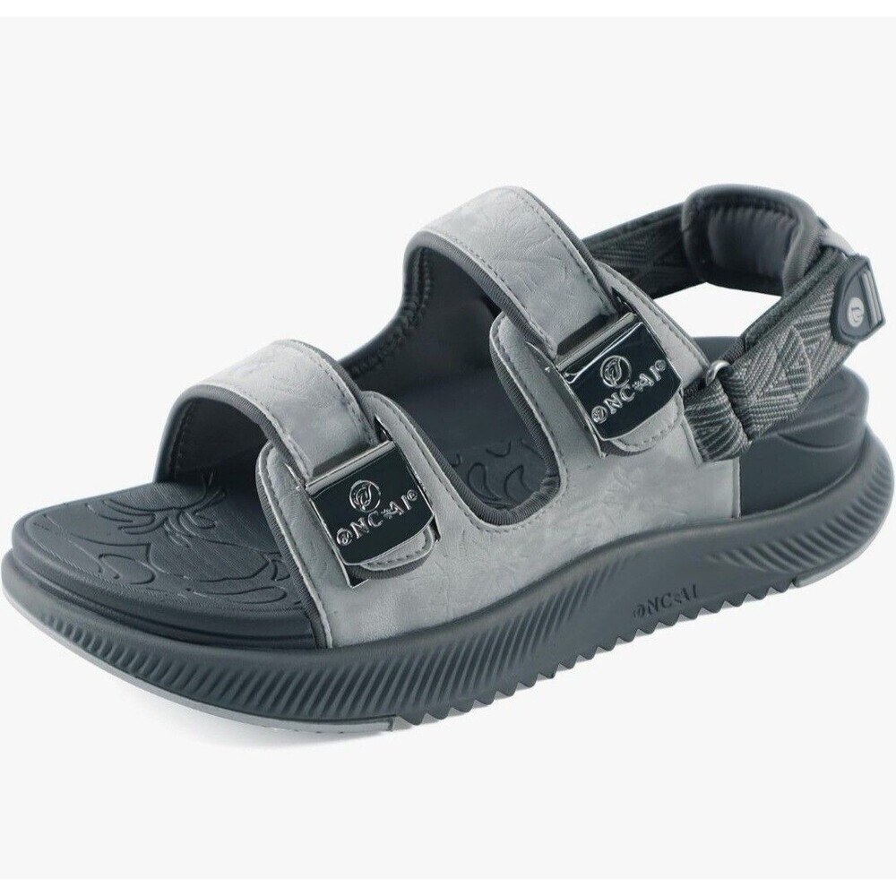ONCAI Women's Orthopedic Sport Sandals Gray Size 9 NWOB Adjustable Comfort
